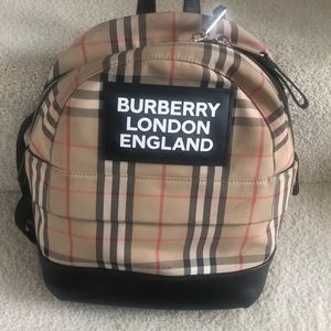 Authentic Burberry London Small Backpack